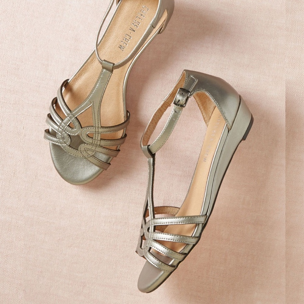 New in Box: Chelsea Crew Strappy Wedge Sandals